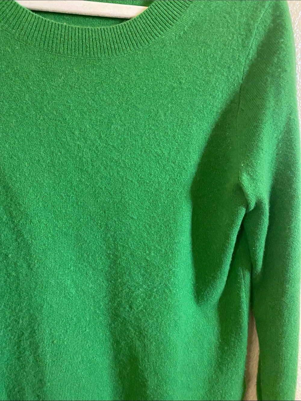 J Crew Green Cashmere Sweater - Picture 4 of 4